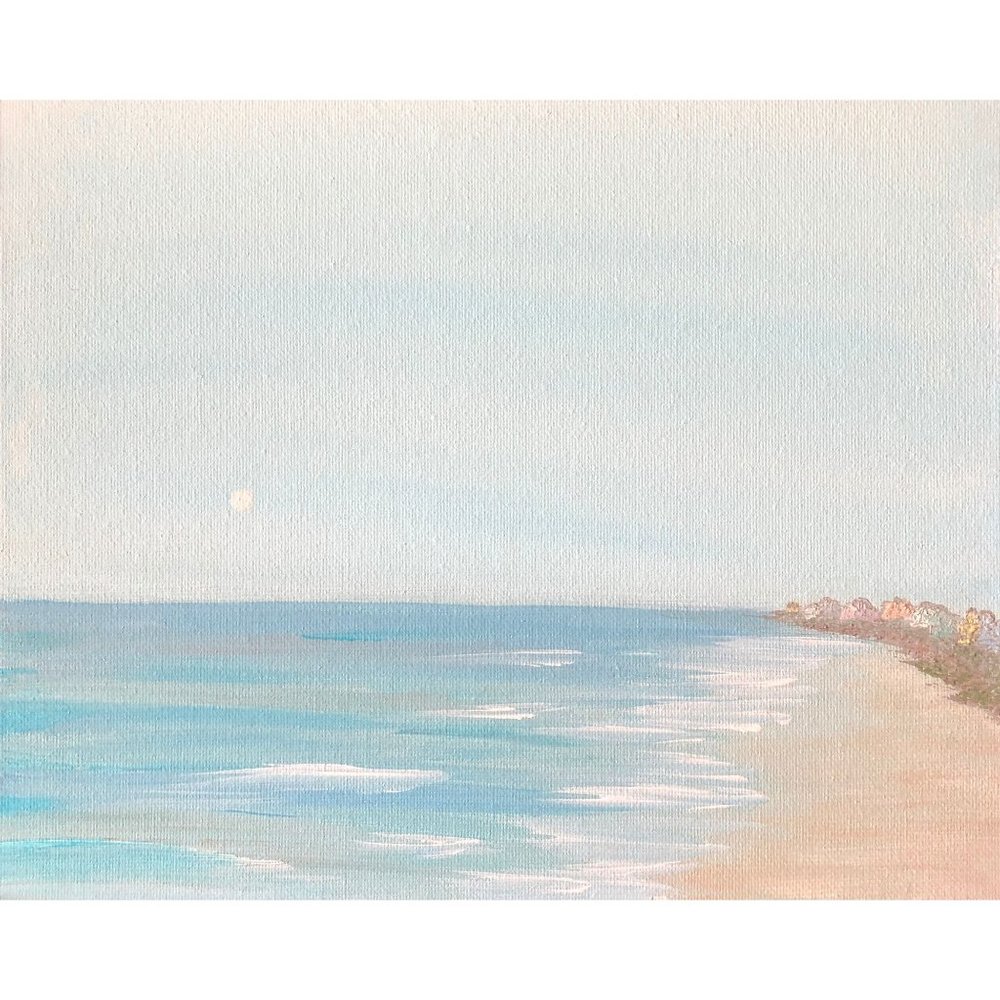 A Beautiful Day in the Neighborhood - Seascape Painting by Deb Bossert Artworks